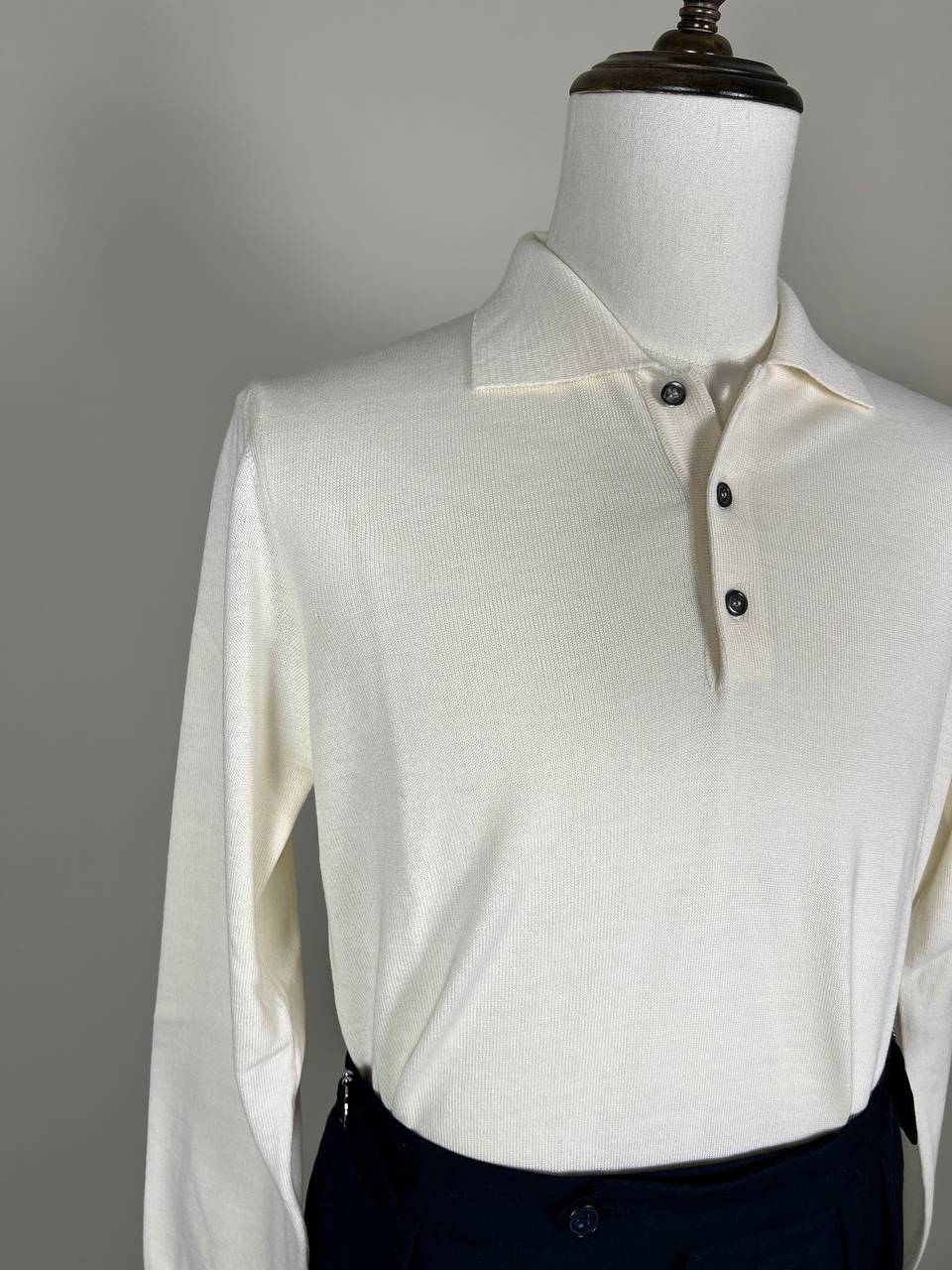 POLO MANICA LUNGA PANNA