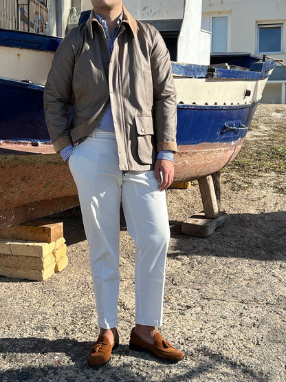 GIUBBOTTO INGLESE BEIGE