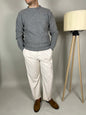 MAGLIONE A MAGLIA INGLESE GRIGIO