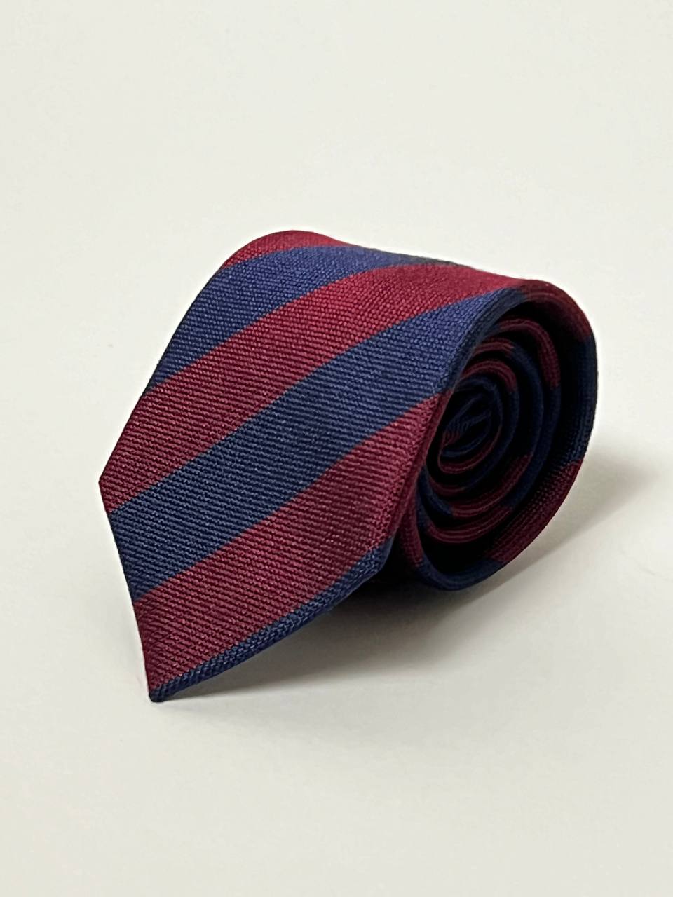 CRAVATTA RIGATA BLU E ROSSO
