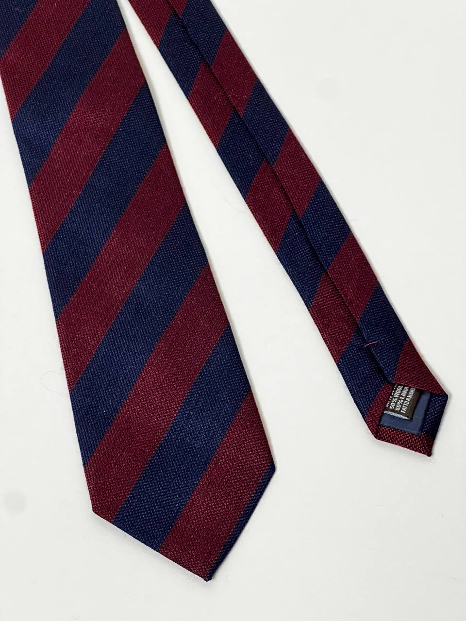 CRAVATTA RIGATA BLU E ROSSO